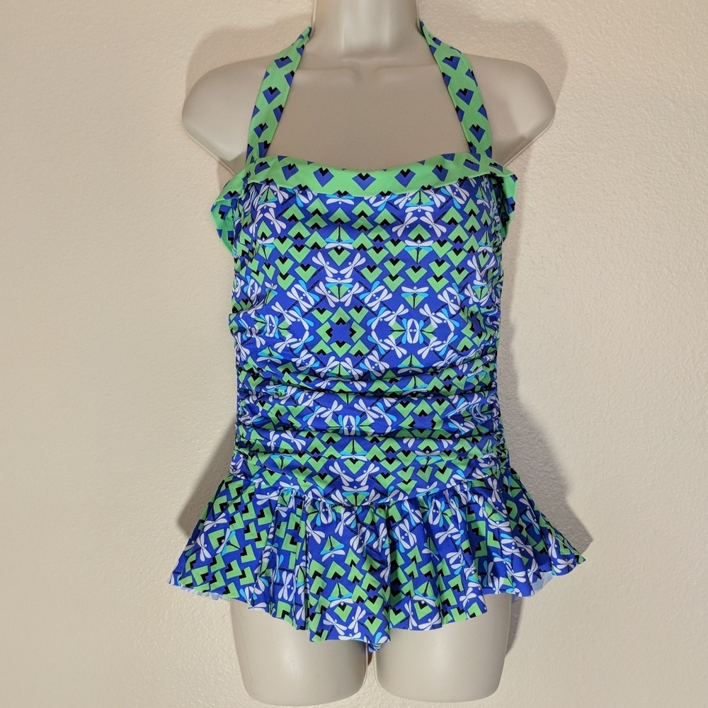 Dragonfly One Piece Swimsuit sz 14